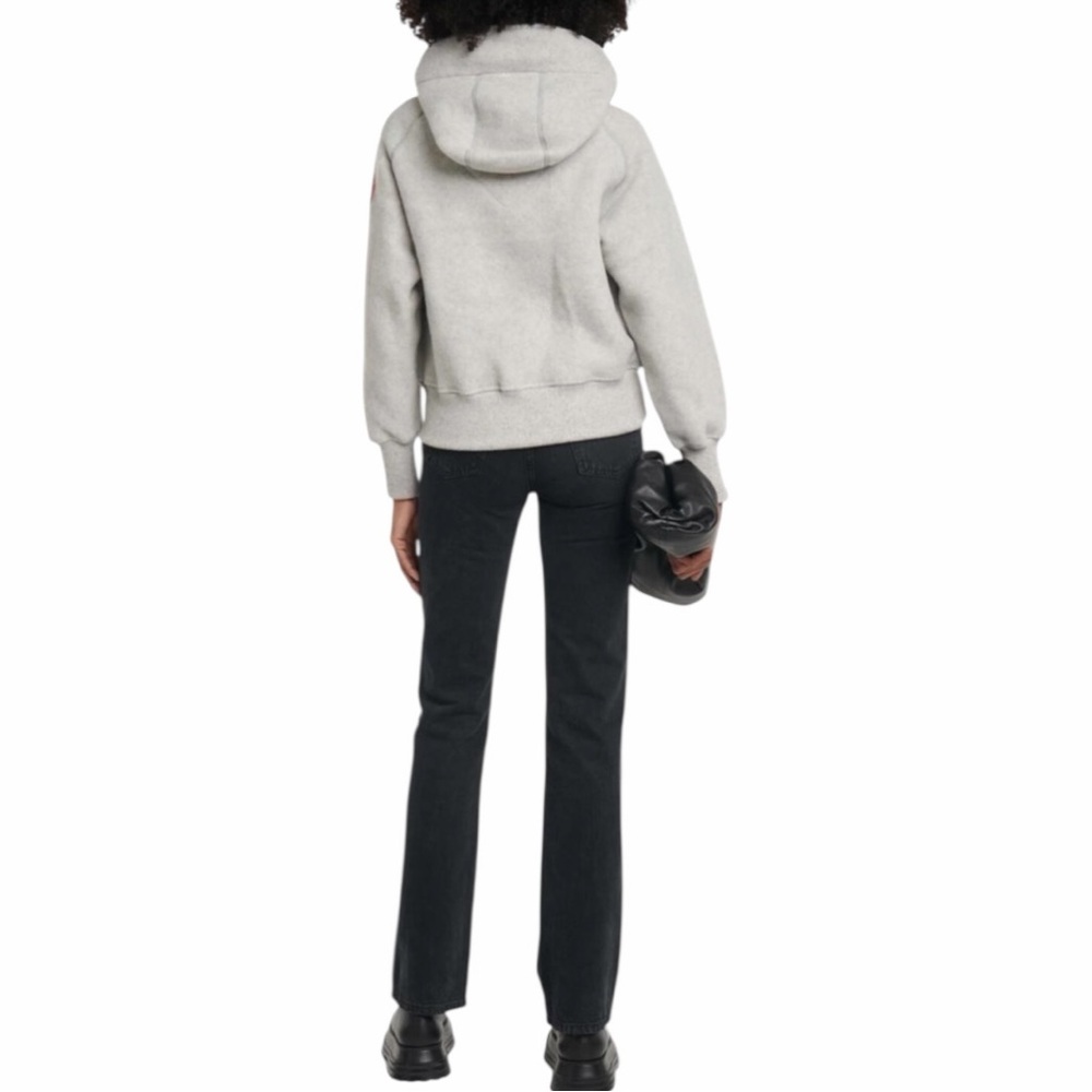 Canada Goose Women’s Kind Fleece Chilliwack Bomber Mist Grey Size XL - Picture 12 of 15